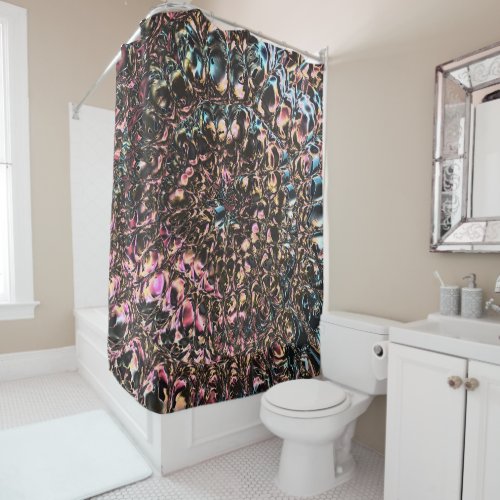 Gemstone Spiral Shower Curtain