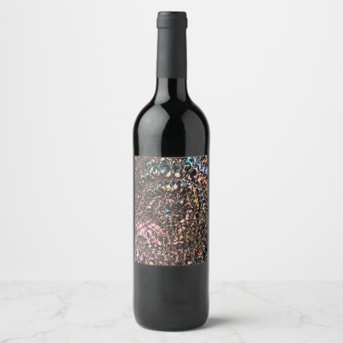 Gemstone Spiral Wine Label