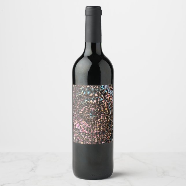 Gemstone Spiral Wine Label (Front)