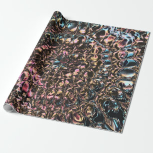 Gemstone Spiral Wrapping Paper