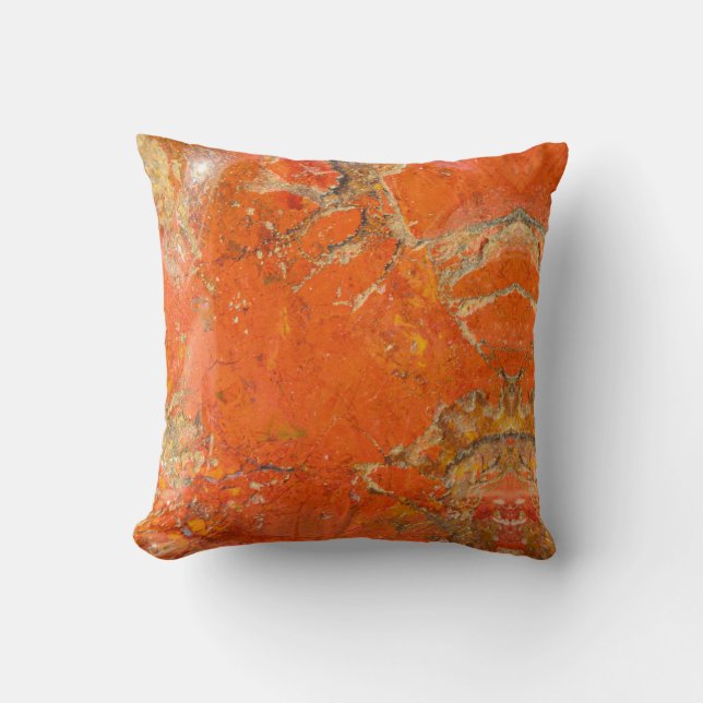 Gemstone Stone Texture Cushion Throw Pillow (Front)