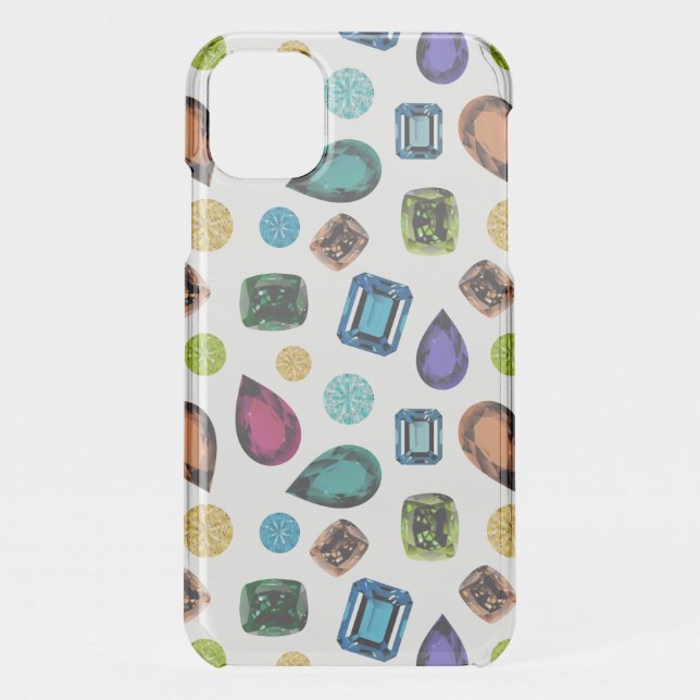 Gemstones Deflector iPhone Case (Back)