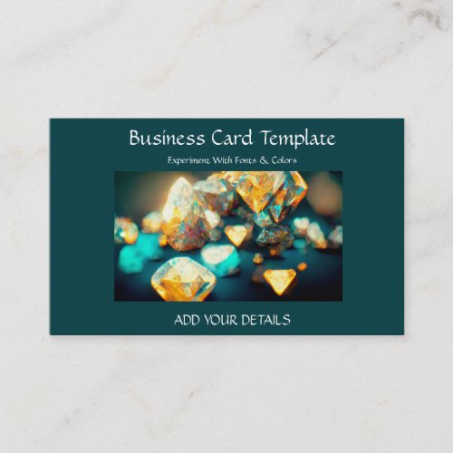 Gemstones Healing Crystal Business Card