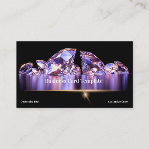 Gemstones Jewelry Diamonds Business Card