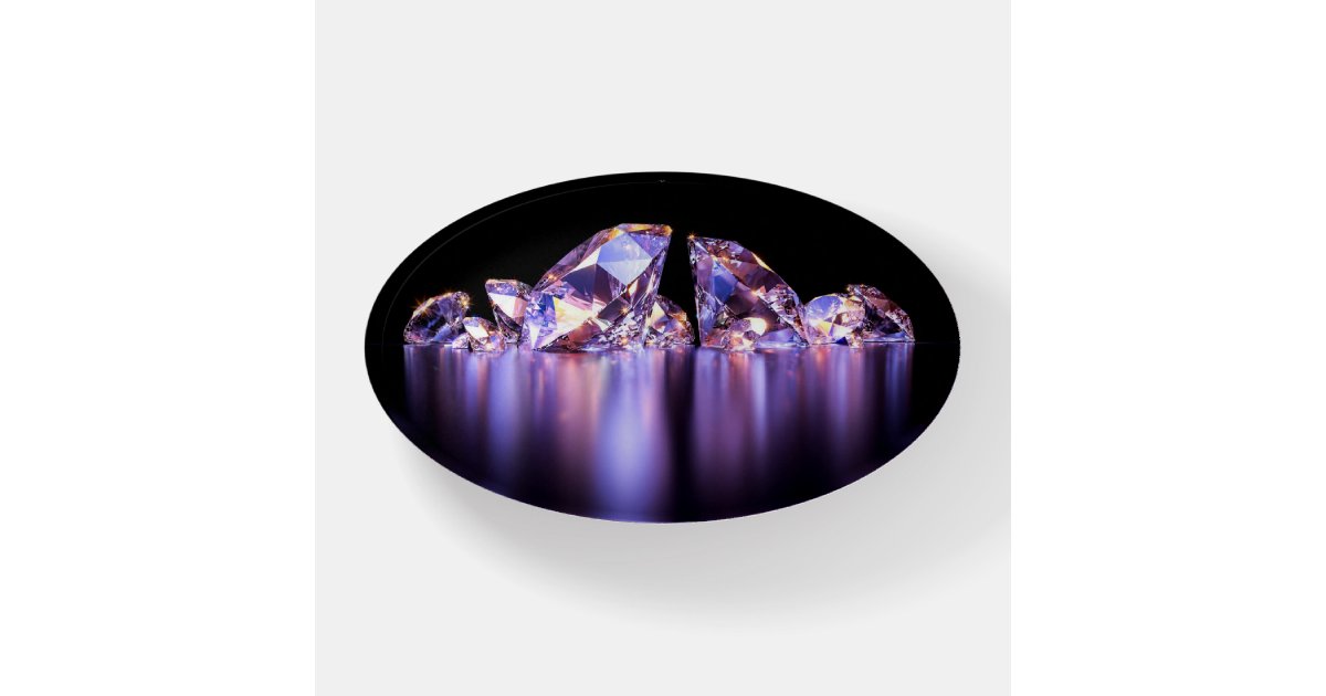 Gemstones Jewelry Diamonds Paperweight | Zazzle