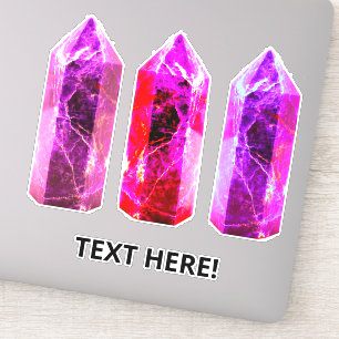 Gemstones Like Crystals Sticker