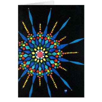 Gemstones Mosaic Pattern, Your message, cards