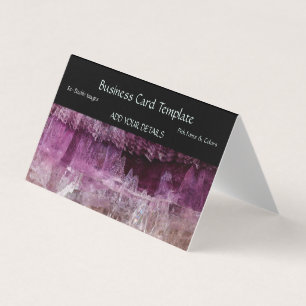 Gemstones Stone Amethyst Business Card