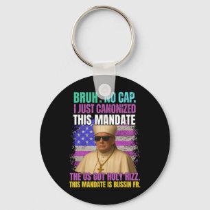 Gen A Slang Trump As Vatican Church Pope Republica Keychain