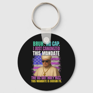 Gen A Slang Trump As Vatican Church Pope Republica Keychain