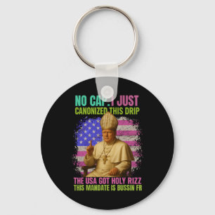 Gen Alpha Slang Trump As Vatican Church Pope Repub Keychain