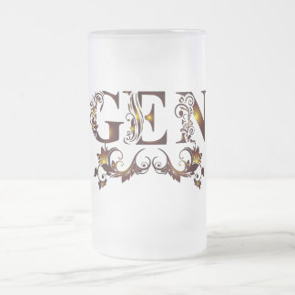 Gen Beer Glass Frosted Glass Beer Mug