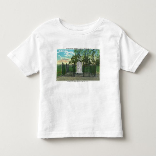 Gen Benedict Arnold's Left Leg Monument Toddler T-shirt (Front)