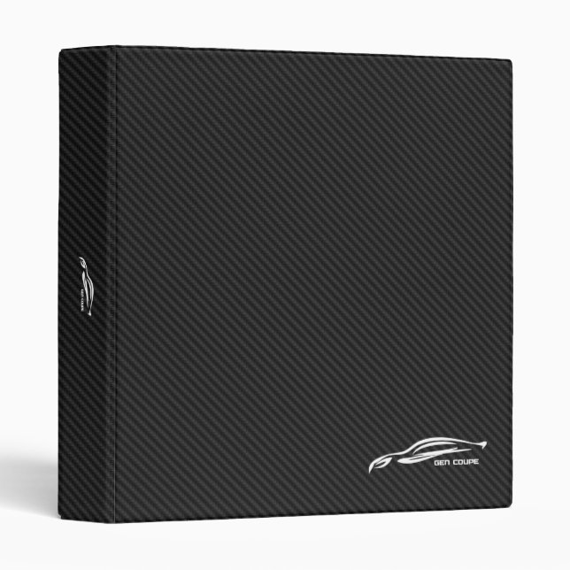 Gen Coupe White Silhouette Logo Binder (Front/Spine)