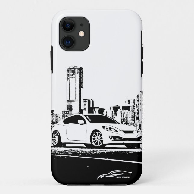 Gen Coupe with City Backdrop Case-Mate iPhone Case (Back)