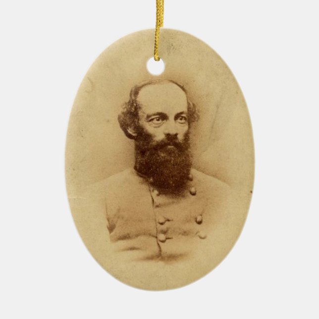 Gen. Edmund Kirby Smith Ceramic Ornament (Front)