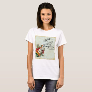 Gen. James Mattis "Be Polite..." w/ Floral Accents T-Shirt