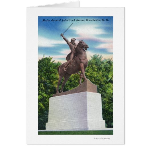 Gen John Stark Statue View Cards (Front)