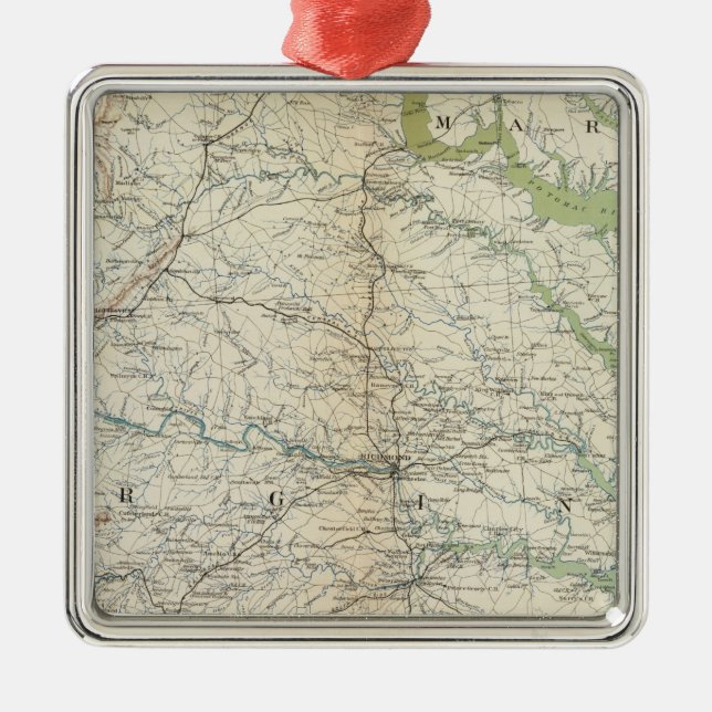 Gen map II Metal Ornament (Front)