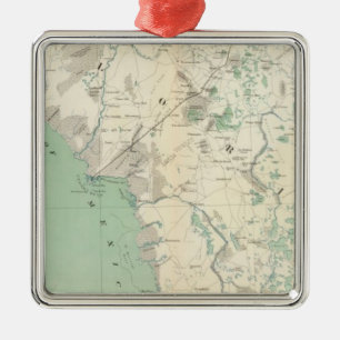 Gen map XI Metal Ornament