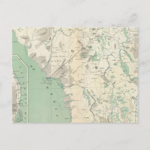 Gen map XI Postcard