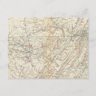 Gen map XIV Postcard