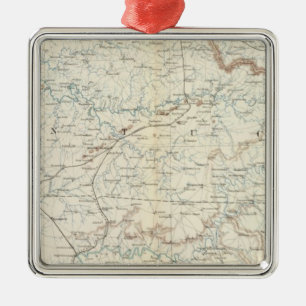 Gen map XV Metal Ornament