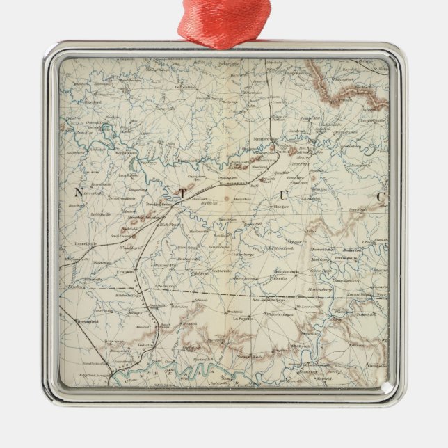 Gen map XV Metal Ornament (Front)