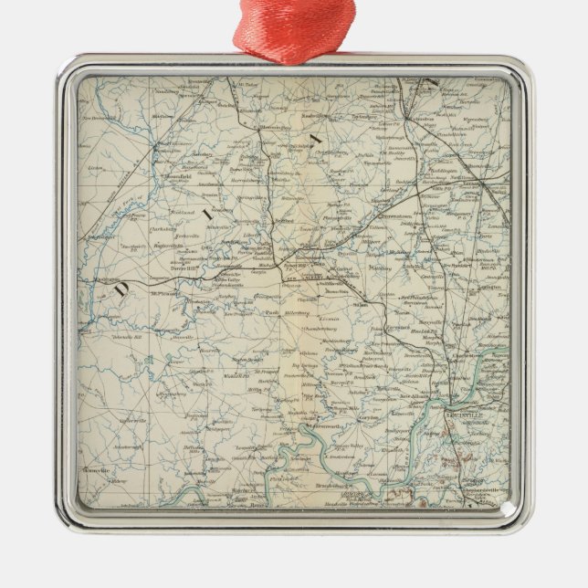 Gen map XVI Metal Ornament (Front)