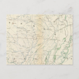 Gen map XVIII Postcard