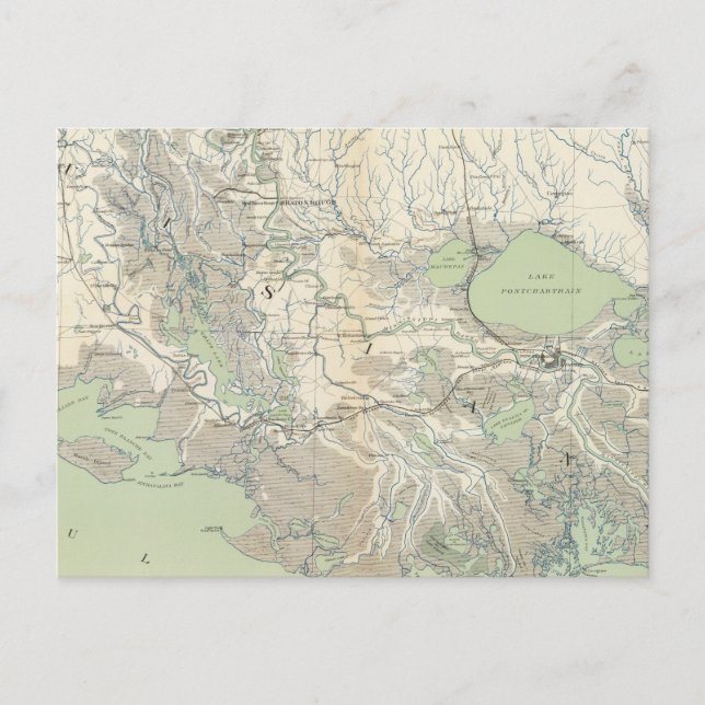 Gen map XXI Postcard (Front)