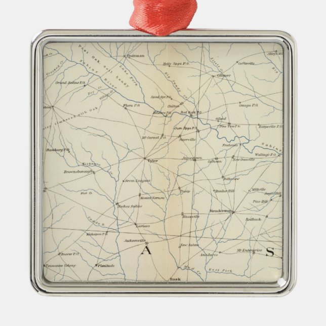 Gen map XXIII Metal Ornament (Front)