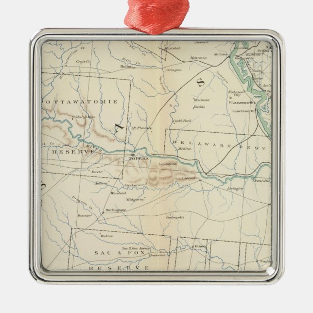 Gen map XXVI Metal Ornament (Front)