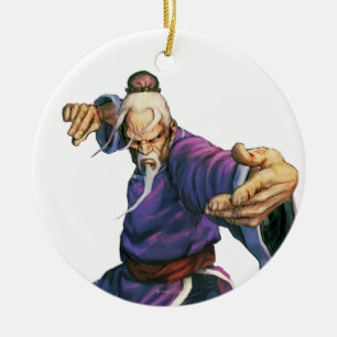 Gen Ready Pose Ceramic Ornament