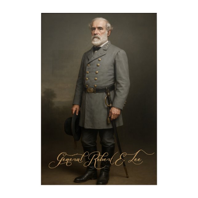 Gen. Robert E. Lee Acrylic Wall Art (Front)