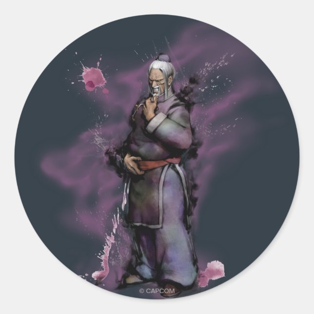 Gen Standing Classic Round Sticker (Front)