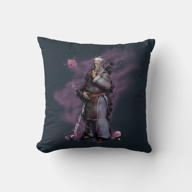 Gen Standing Throw Pillow (Front)