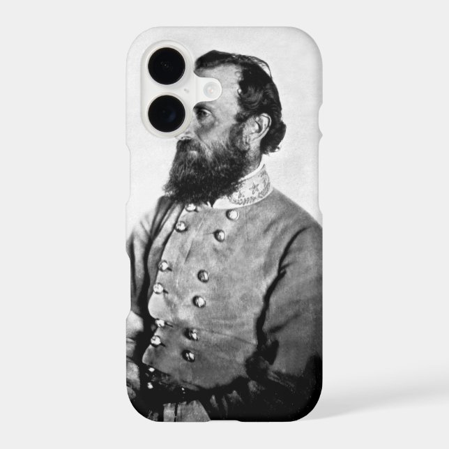 Gen. "Stonewall" Jackson,_War Image Iphone Case (Back)