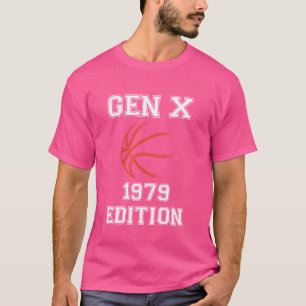 Gen X 1979 Edition Generation X Basketball Christm T-Shirt