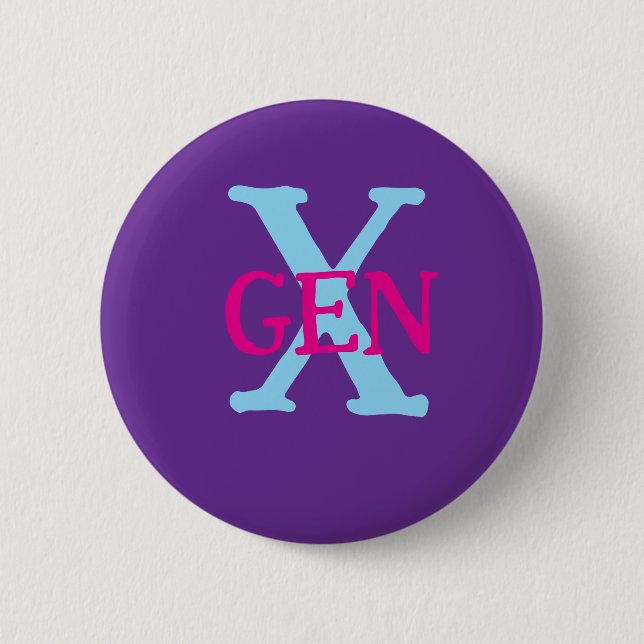 Gen X  Button (Front)
