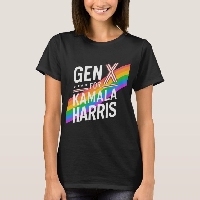 gen x for kamala harris  T-Shirt (Front)