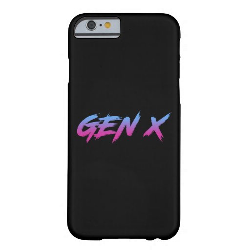 Gen X Generation X Retro Vintage Barely There iPhone 6 Case