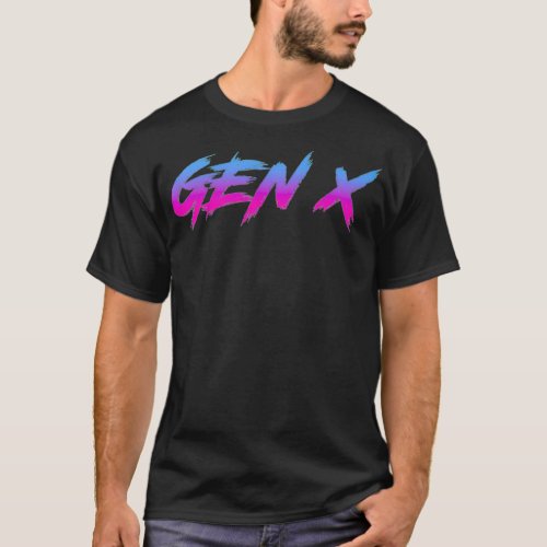 Gen X Generation X Retro Vintage profession  T_Shirt