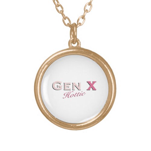 Gen X Hottie Gold Plated Necklace