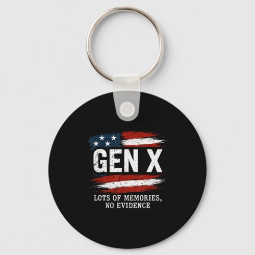 Gen X Lots Of Memories No Evidence Usa Flag Humor 