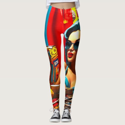 Gen Z Pop Art Leggings