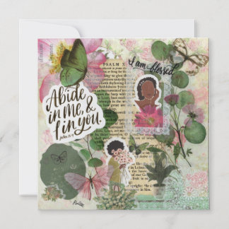 "Gena" Faith Based Flat Greeting Card