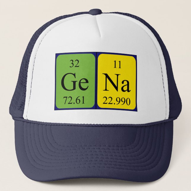 Gena periodic table name hat (Front)