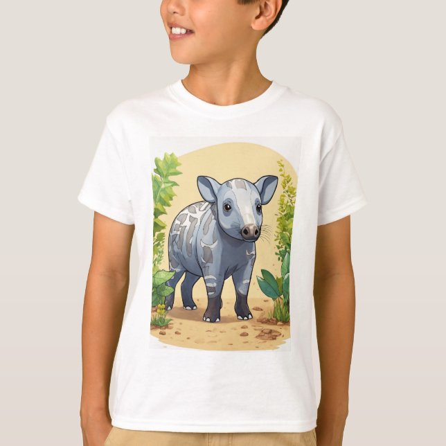 Genaret a cute tapir of the selve  T-Shirt (Front)