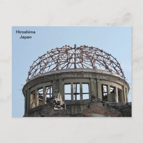 Genbaku Dome Hiroshima Peace Memorial Park Japan Postcard